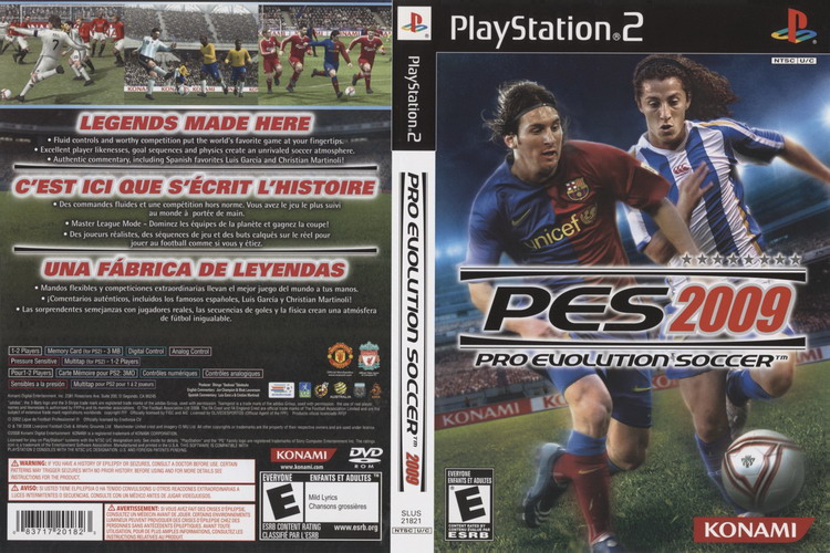 PRO EVOLUTION SOCCER 2009 [US : DVD5 1 Disc]