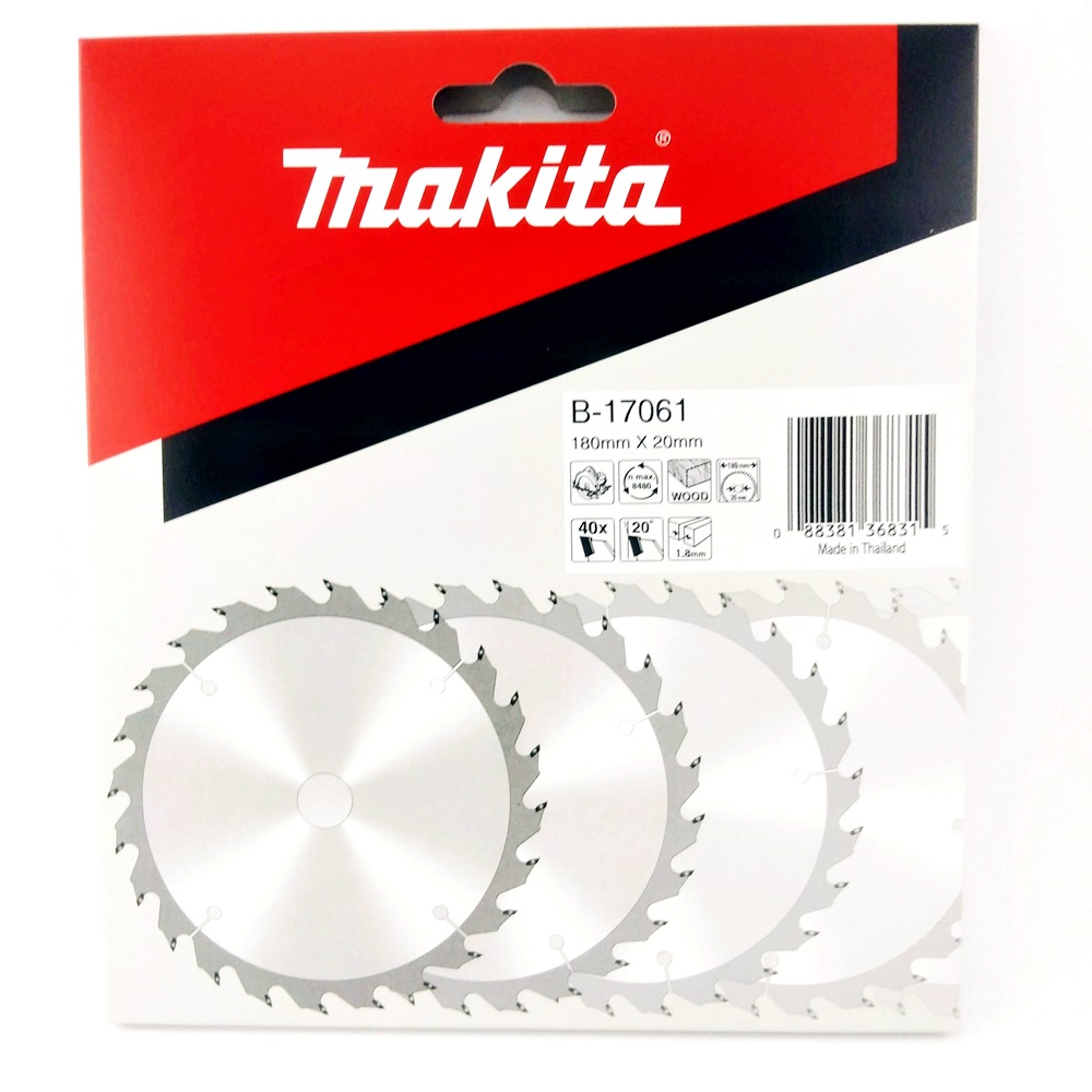 ใบเลื่อยวงเดือน 7"x40T MAKITA B-17061