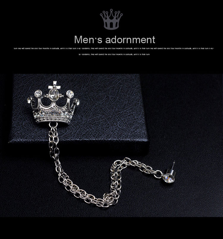 (พร้อมส่ง) เข็มกลัดเจ้าบ่าว 001