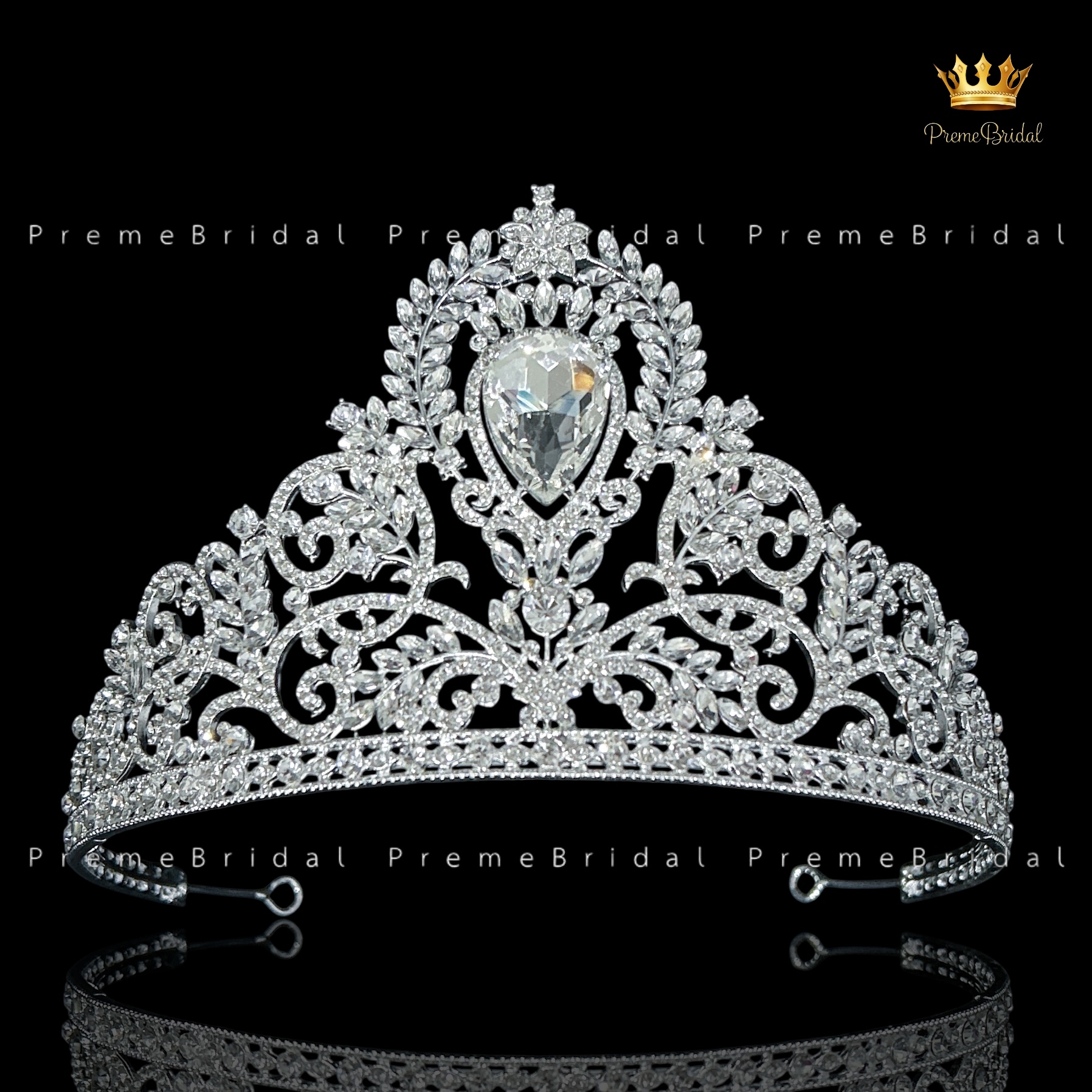 (พร้อมส่ง) เทียร่า 225 สีเงิน 👑 มงกุฎนางงามสุดหรู ปราณีตทุกดีเทล | งานสวย พร้อมส่งด่วนจากไทย