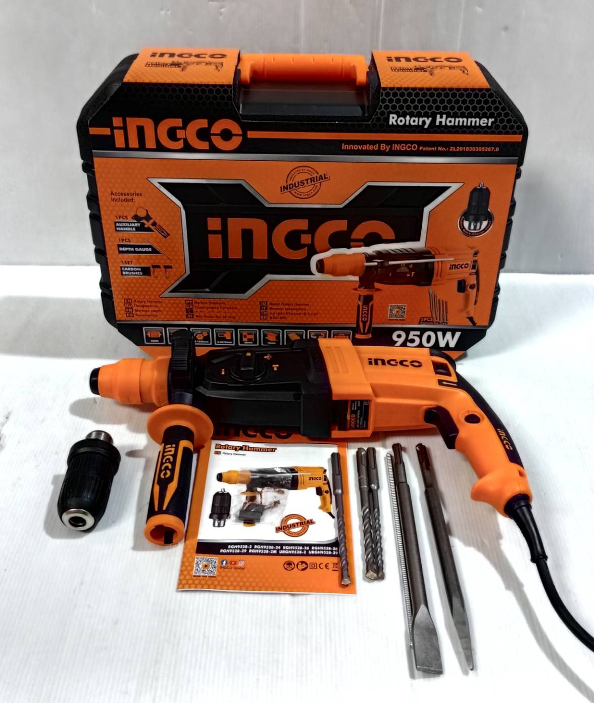 สว่านโรตารี่3ระบบ 950W RGH9528-2 INGCO