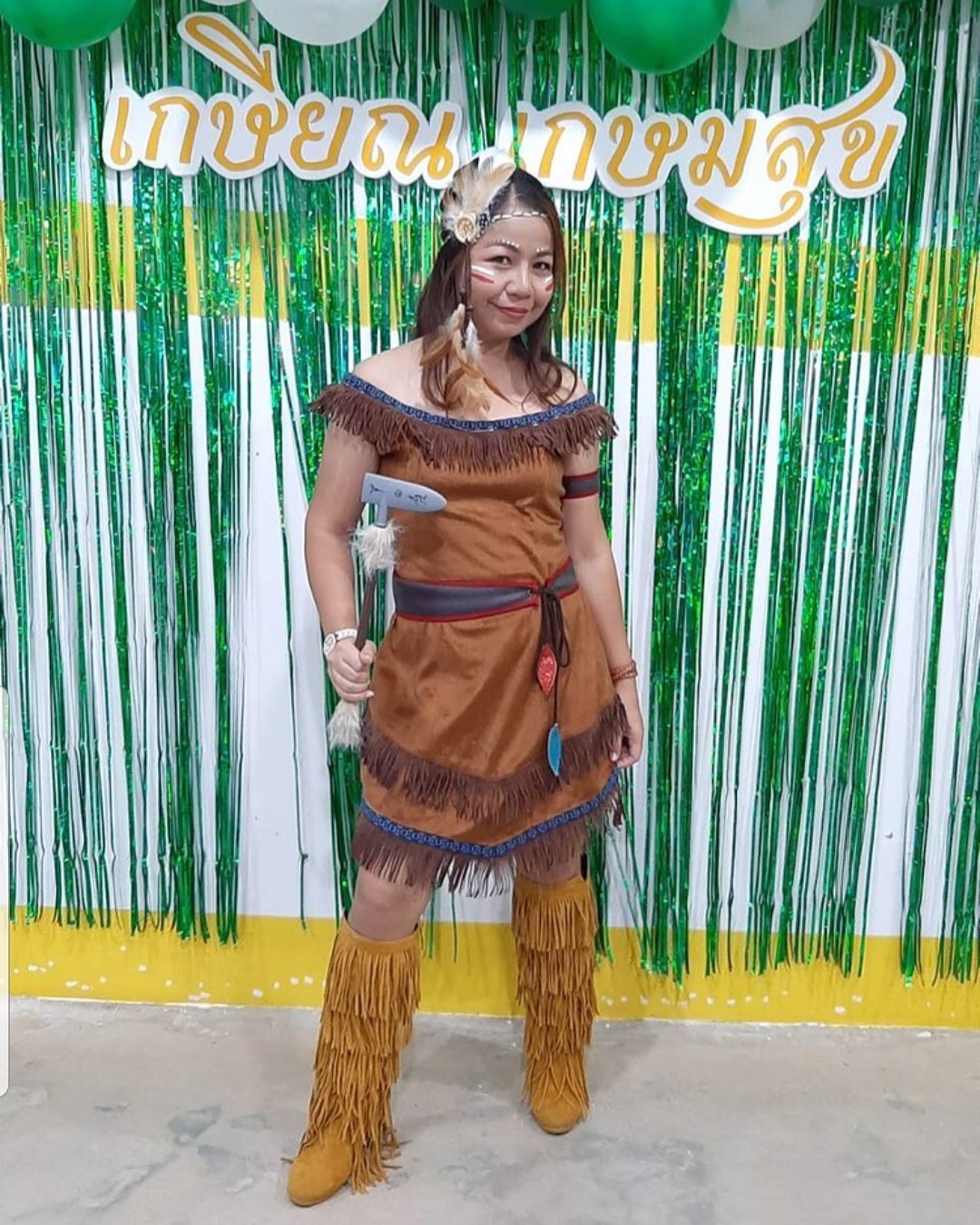 ชุดอินเดียแดงหัวหน้าเผ่า