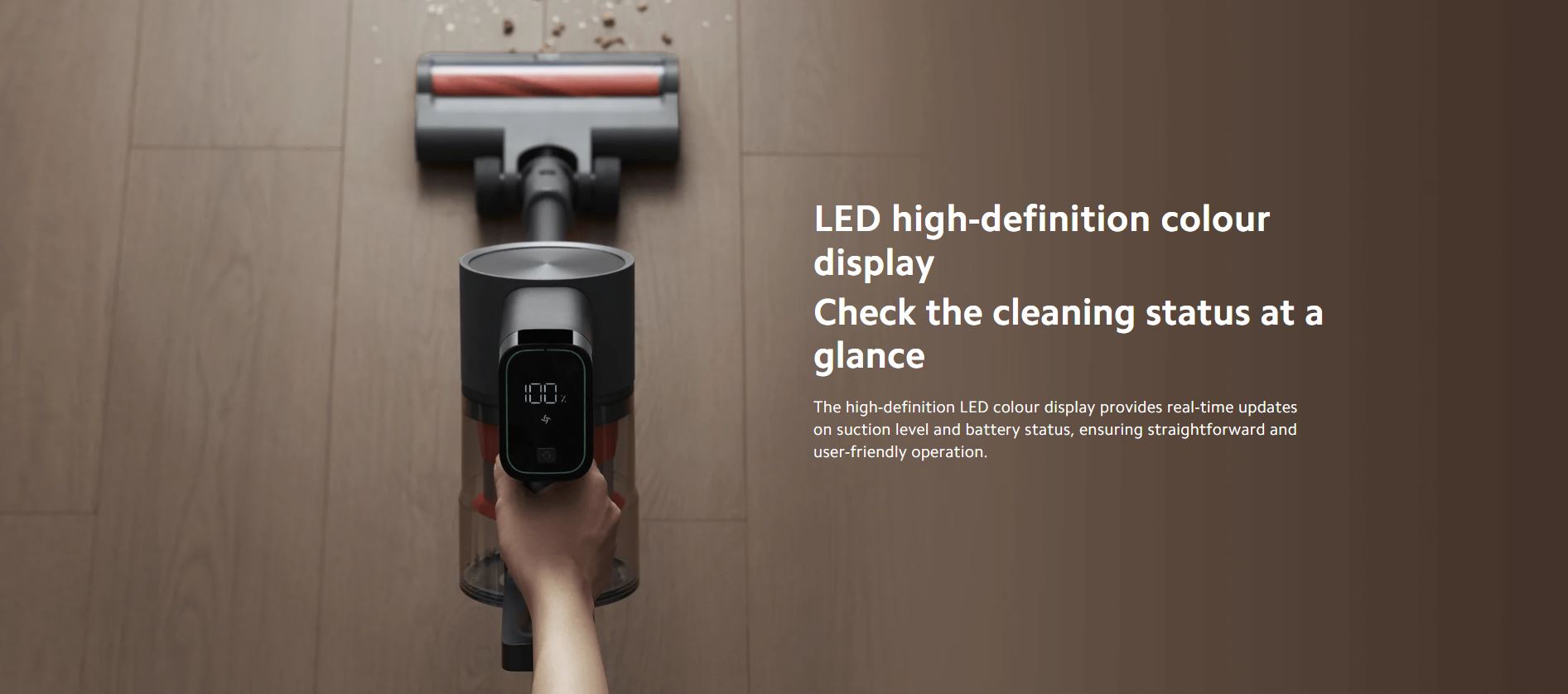 Xiaomi Vacuum Cleaner G20 Max เครื่องดูดฝุ่นแบบไร้สาย พร้อมจอแสดงสถานะ (รับประกันศูนย์ไทย 1 ปี)