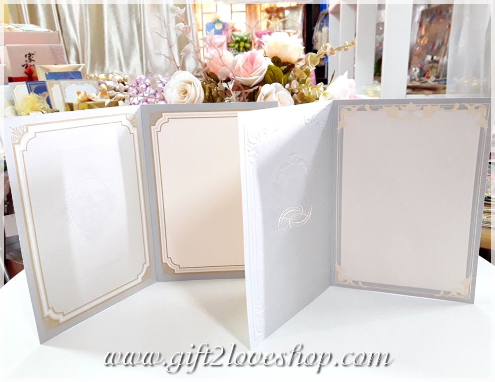 การ์ดแต่งงานลายหลุยส์ (หรู)