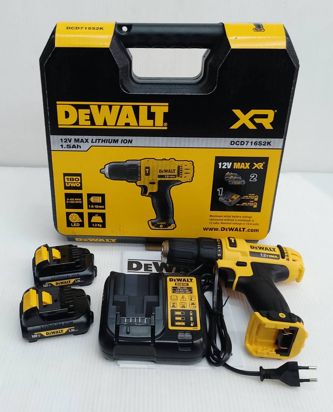 สว่านกระแทก 12V DCD716S2K DEWALT