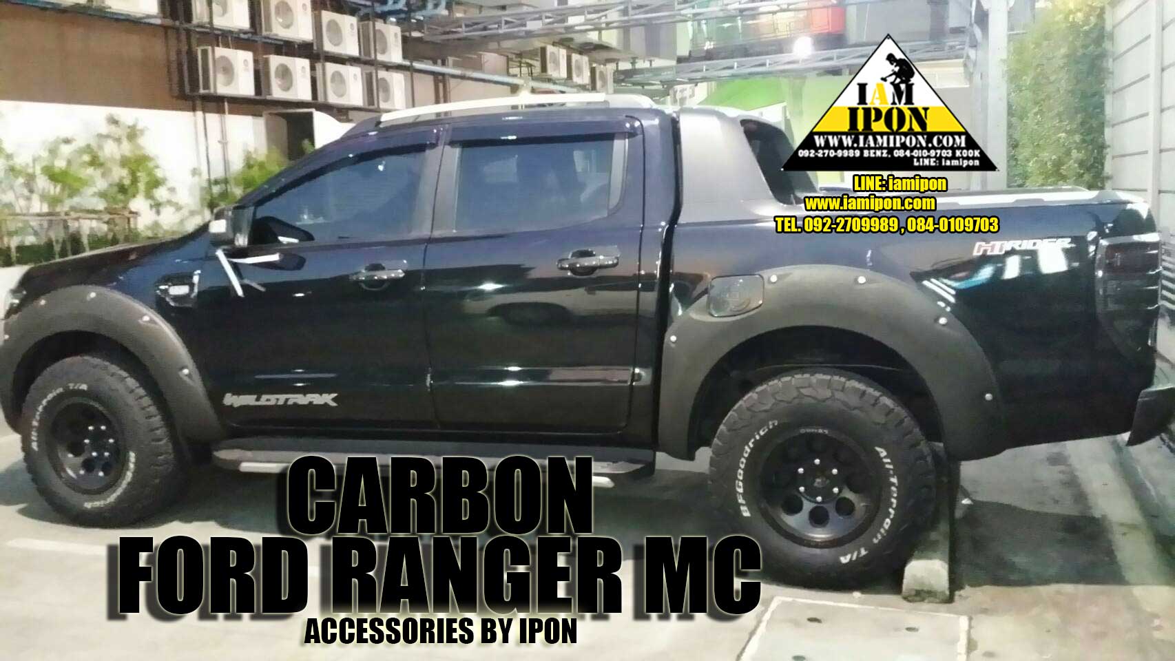 SIDE VENT FORD RANGER MC CARBON 2015 ครอบแก้มคาร์บอนฟอร์ดเรนเจอร์เอ็มซี 2015