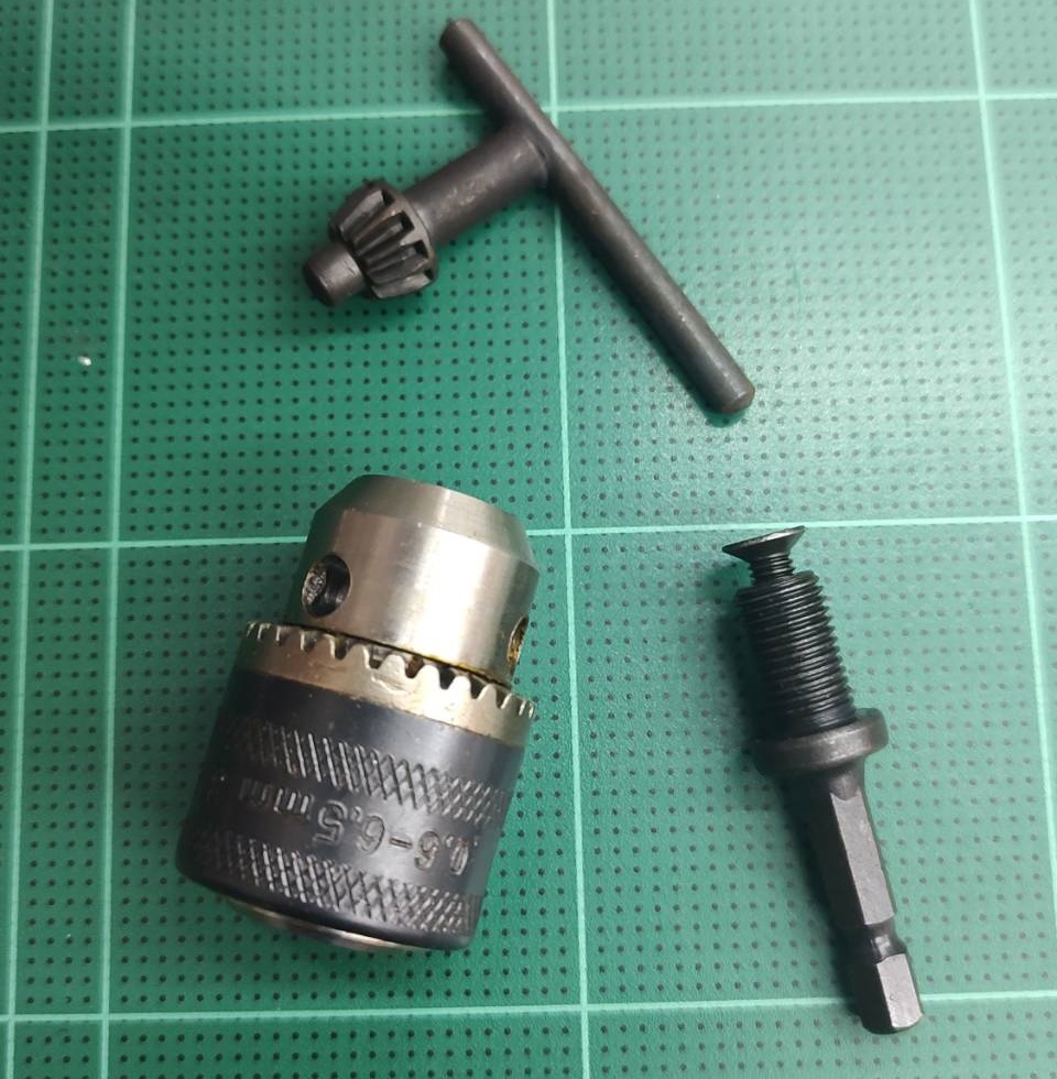 หัวสว่านพร้อมแกนต่อหกเหลี่ยม 0.6-6.5 มม.