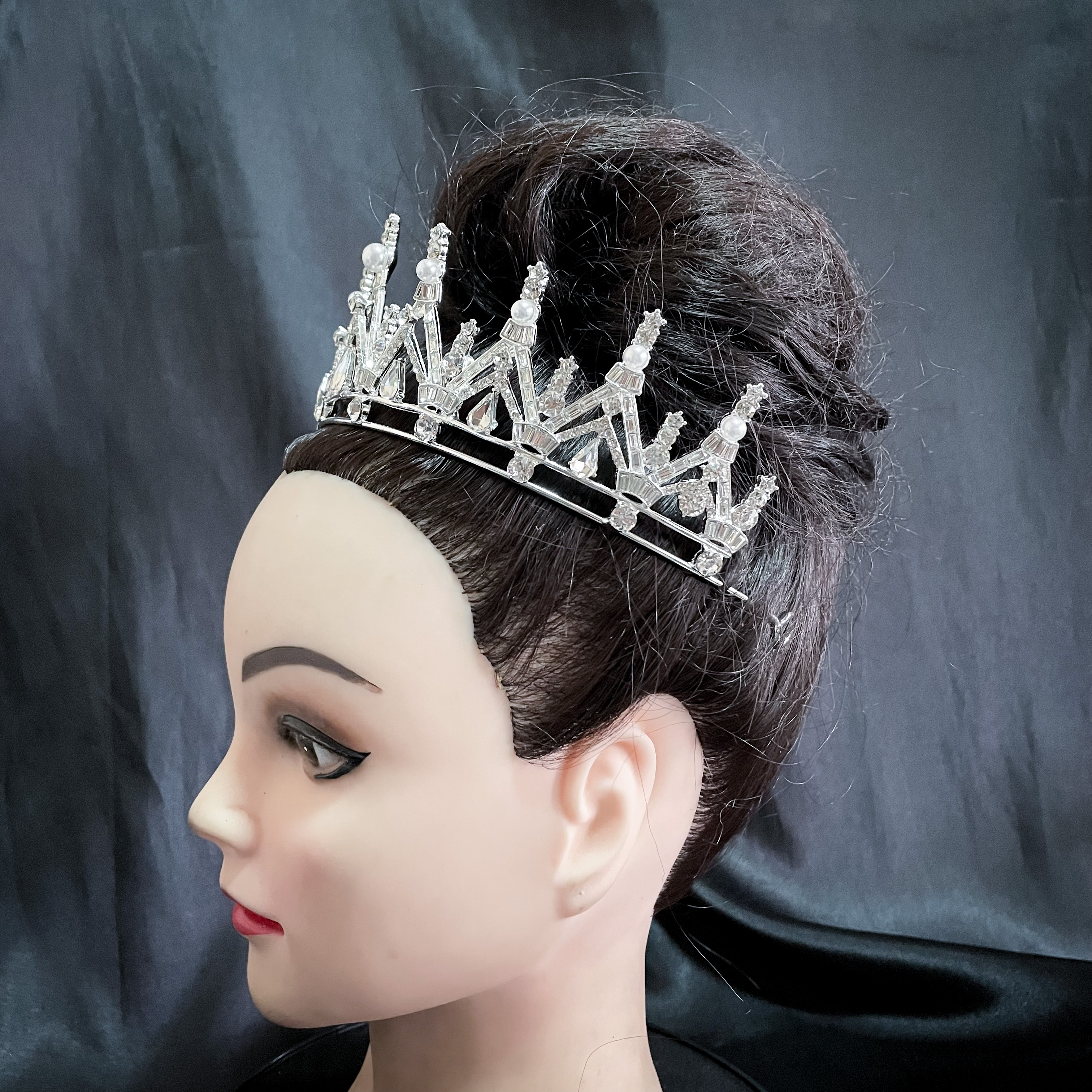 (พร้อมส่ง) เทียร่า 314 มงกุฎนางงาม มงกุฎเจ้าสาว งานสวย ปราณีต QCเพชรทุกเม็ด สินค้าพร้อมส่งจากไทย