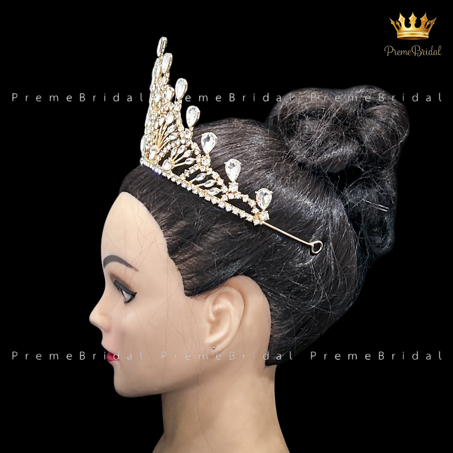 (พร้อมส่ง) เทียร่า 448 มงกุฎครึ่งหัว ไซส์นางงาม ปราณีต QCเพชรทุกเม็ด สินค้าพร้อมส่งจากไทย