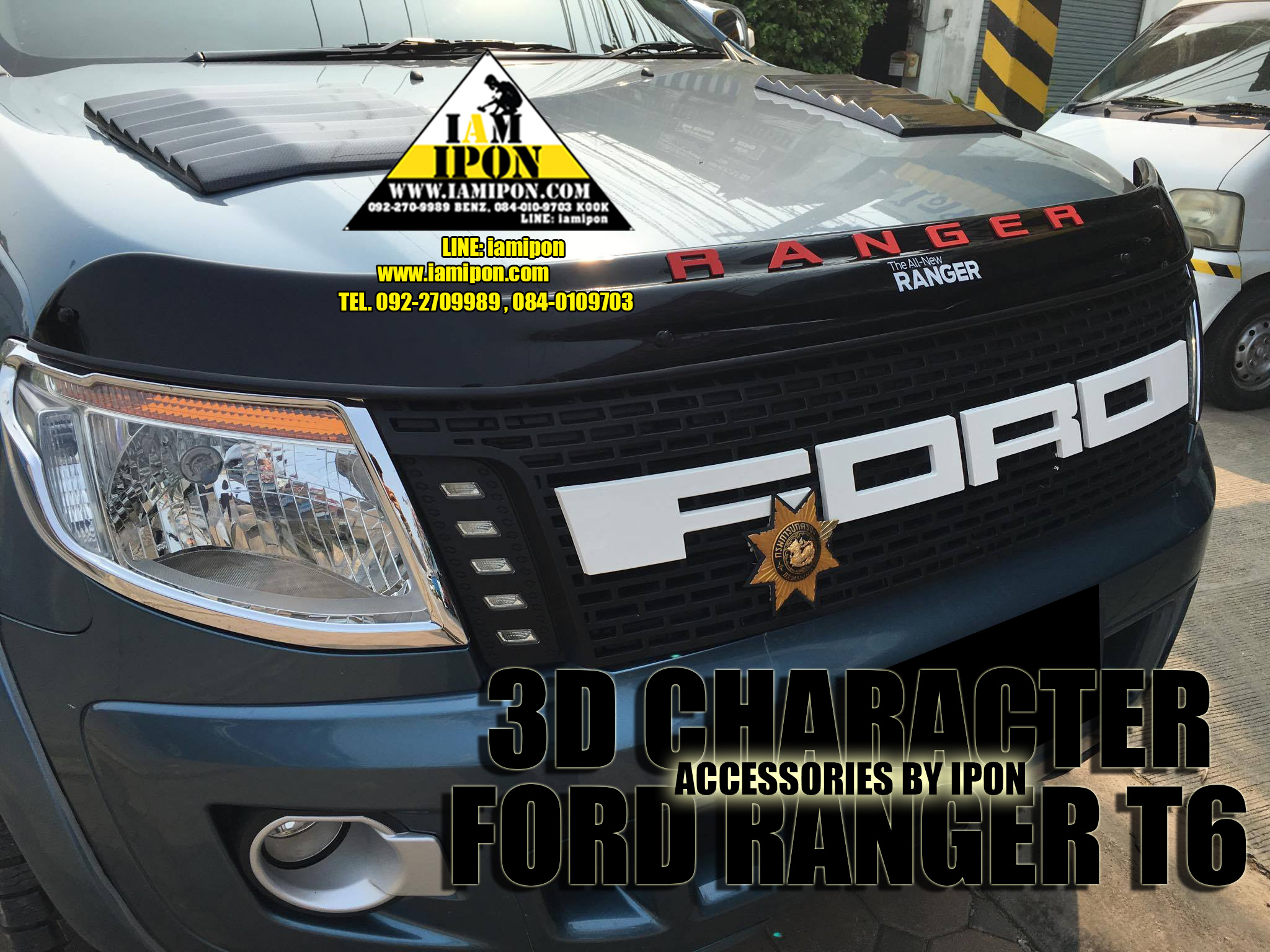 CHARACTER FORD RANGER T6-MC COLOR ตัวอักษรฟอร์ดเรนเจอร์ T6-MC รวมทุกสี
