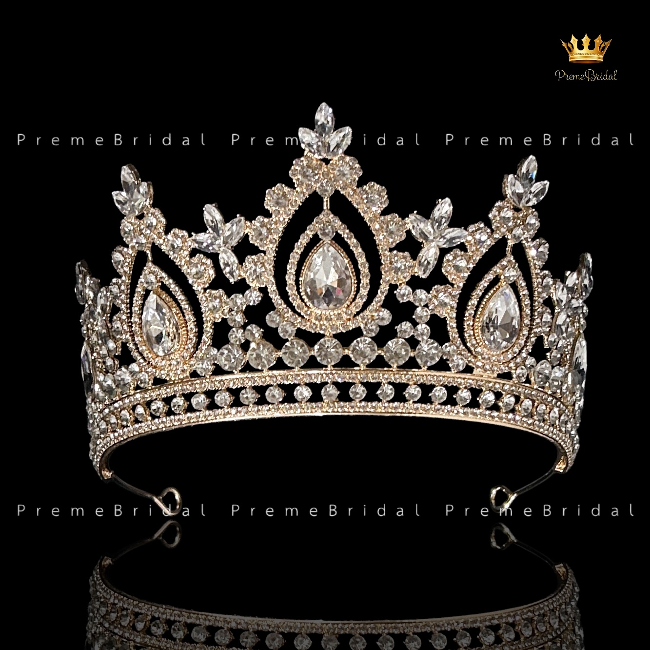 (พร้อมส่ง) เทียร่า 414 มงกุฎนางงาม ครึ่งหัว งานสวย ปราณีต QCเพชรทุกเม็ด สินค้าพร้อมส่งจากไทย