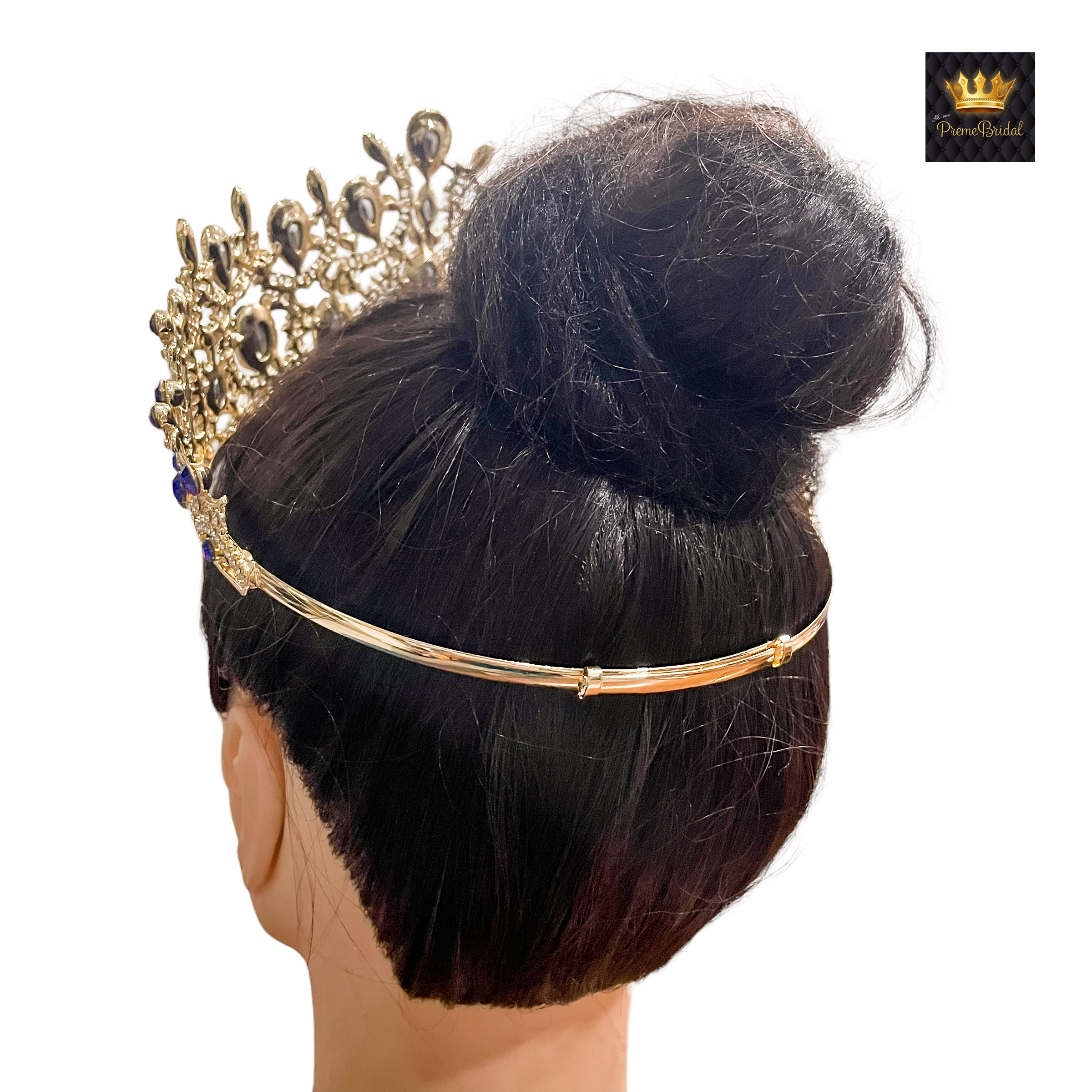 (พร้อมส่งจากไทย) มงกุฏ 105 สีน้ำเงิน มงกุฎนางงาม มงกุฎเพชร มงกุฎประกวด สินค้าพร้อมส่ง ไม่ต้องรอนาน งานพรีเมี่ยม