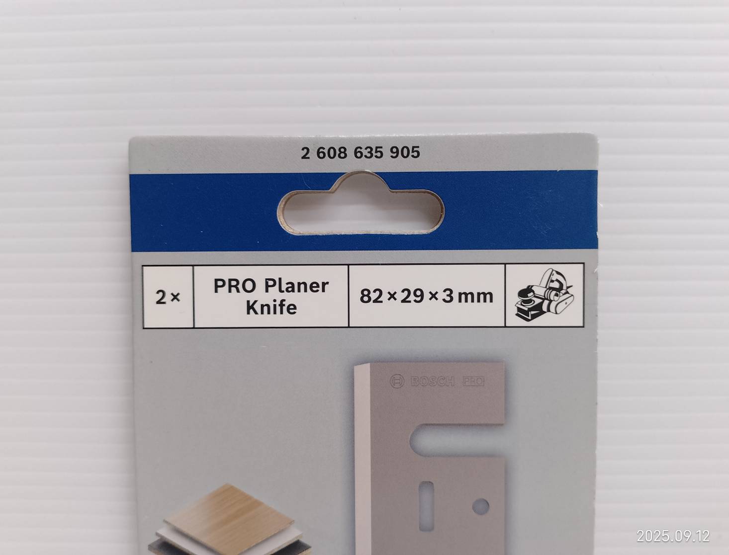 ใบกบ3" HSS (82mm.) BOSCH 2608635905