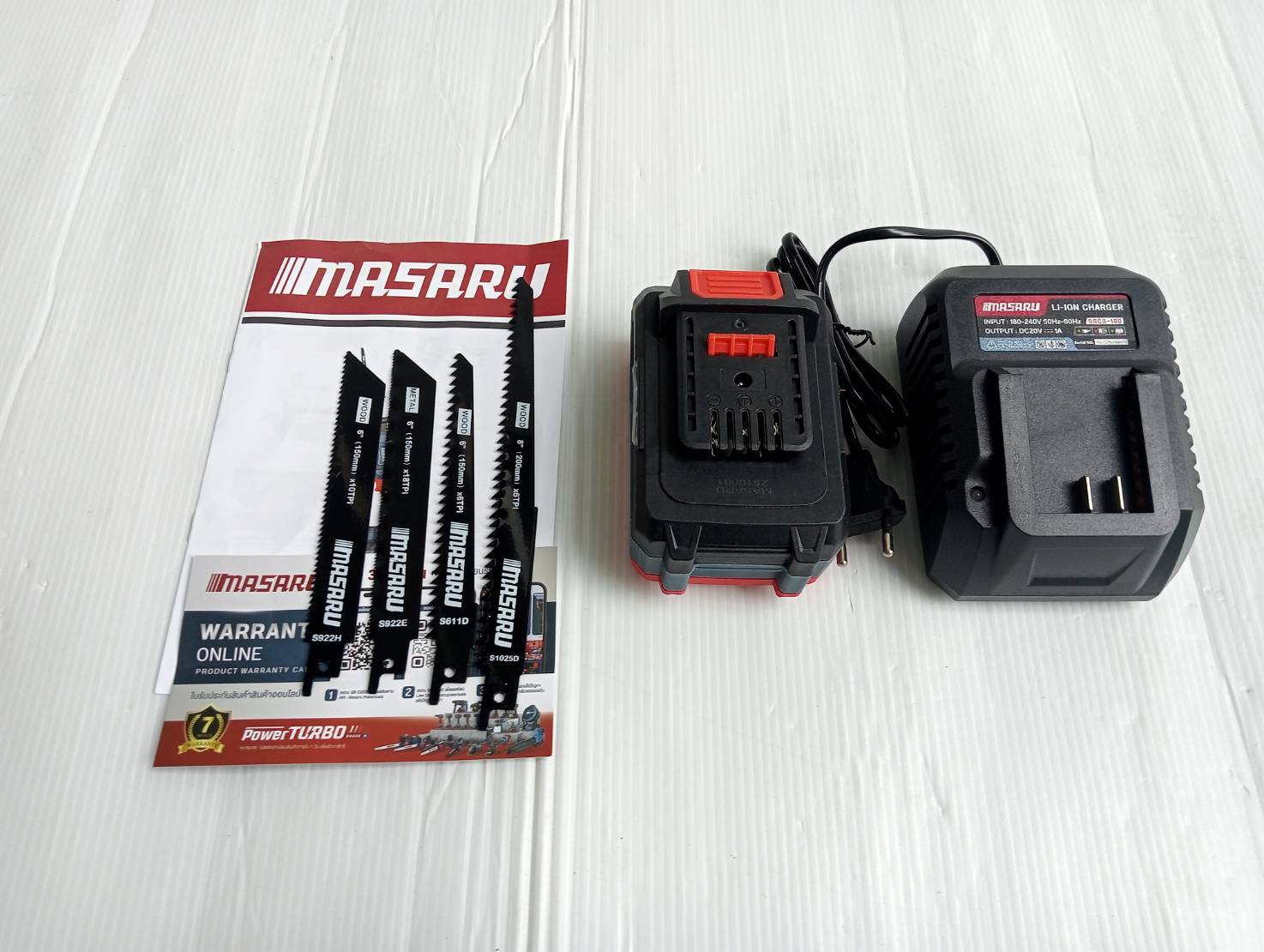 MASARU เลื่อยชักไร้สาย SCSR-440-B1