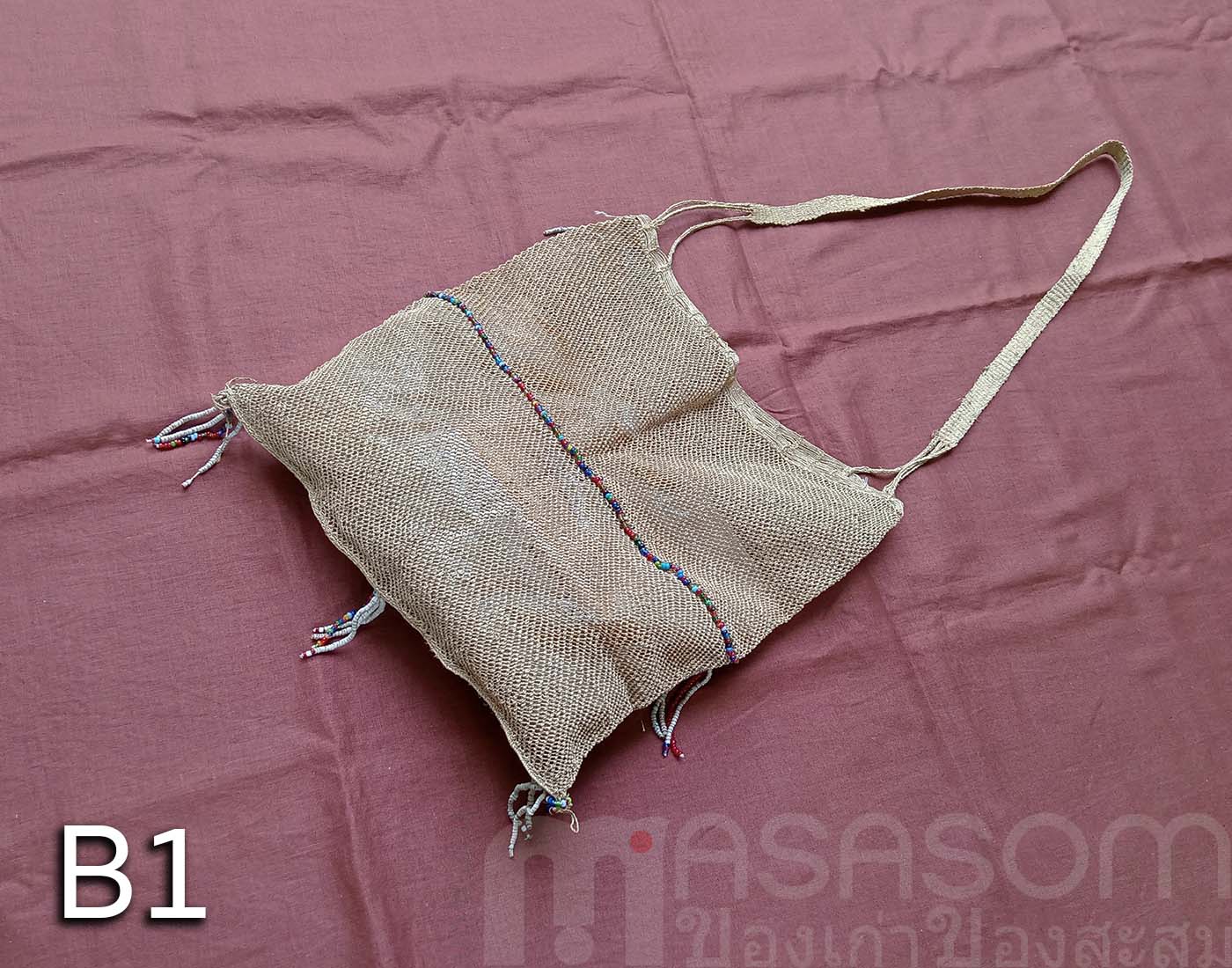 กระเป๋าถักเชือกใยกัญชง