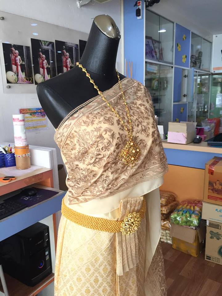 (พร้อมส่ง) ชุดไทยพร้อมส่ง รหัส 024