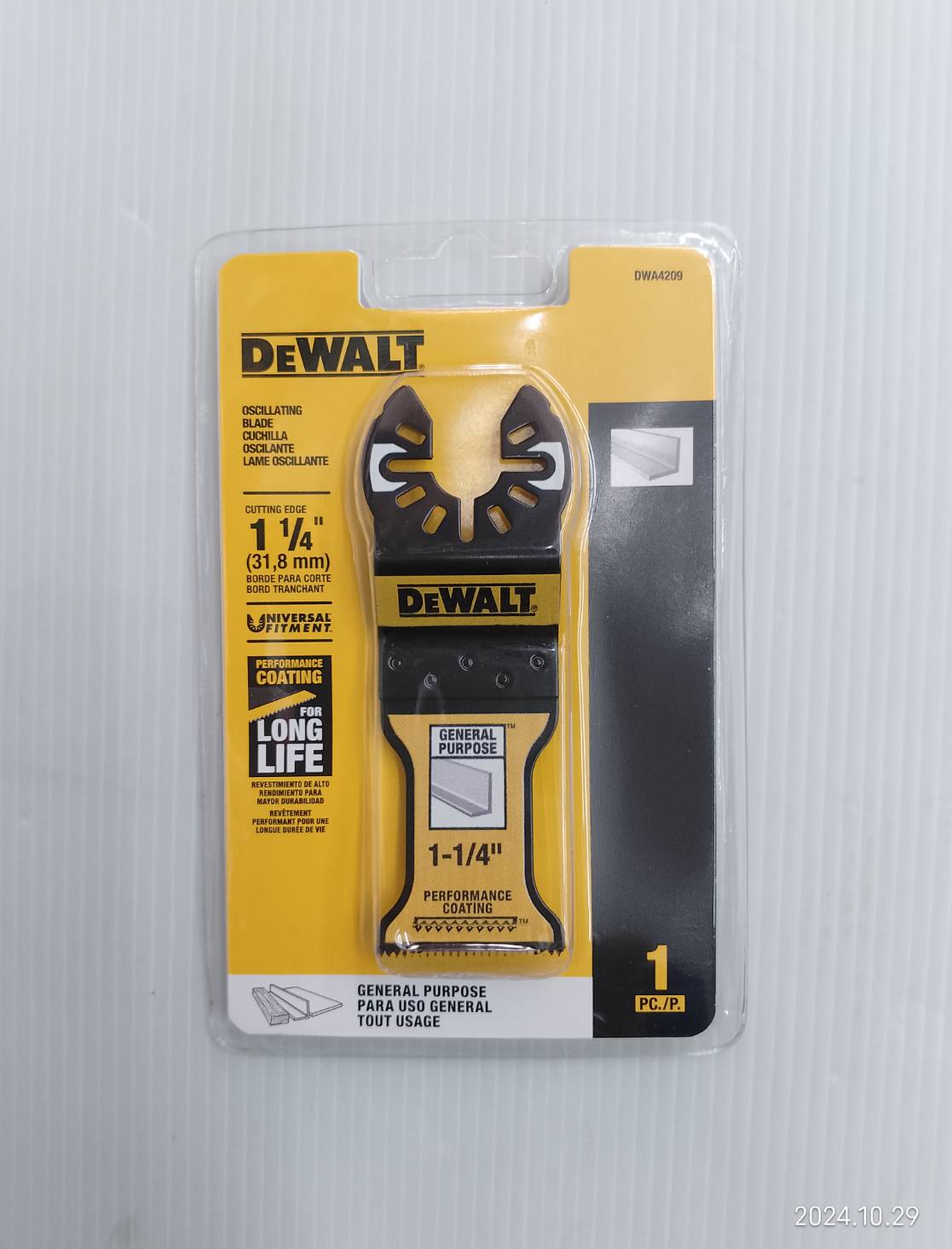 ใบมัลติทูล Universalfitment DWA4209 DEWALT