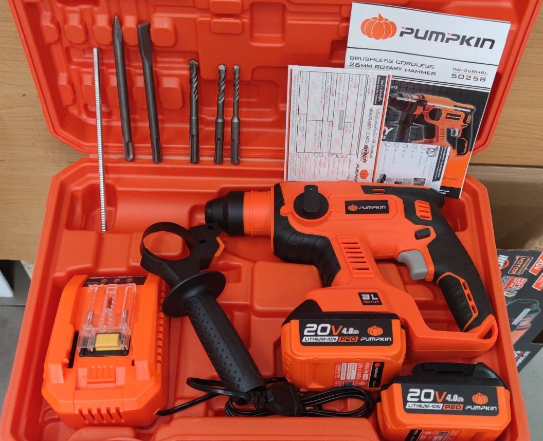 สว่านโรตารี่20V ไร้แปรงถ่าน INF-26RHBL PUMPKIN