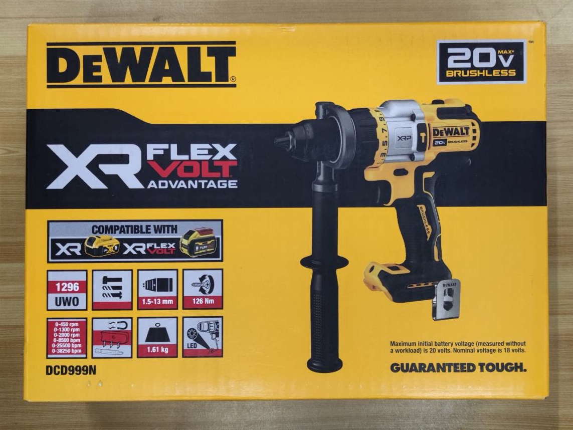 สว่านกระแทกไร้สาย20V DCD999N DEWALT