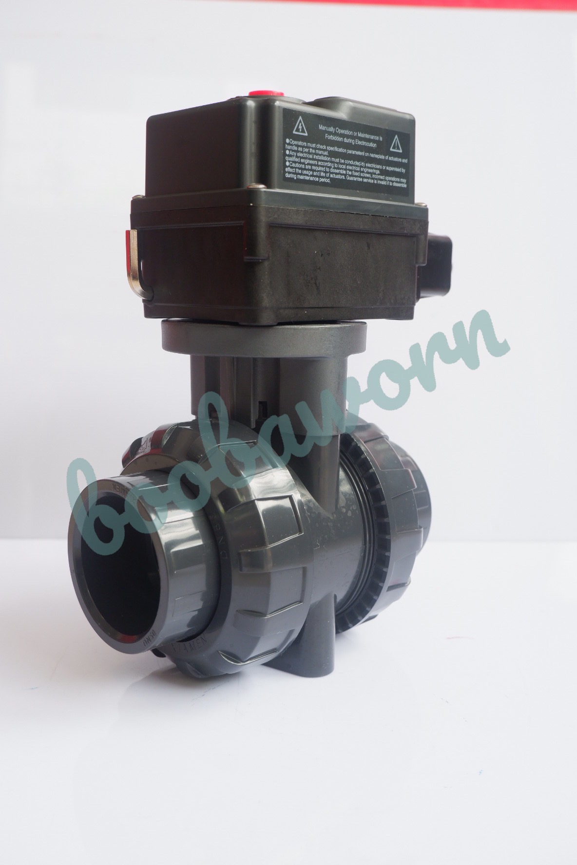 SANKING TRUE UNION BALL VALVE UPVC ELECTRIC ACTUATOR