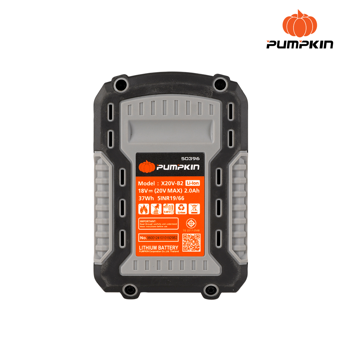 แบตเตอรี่20V 2.0Ah X20V-B2 PUMPKIN 50396