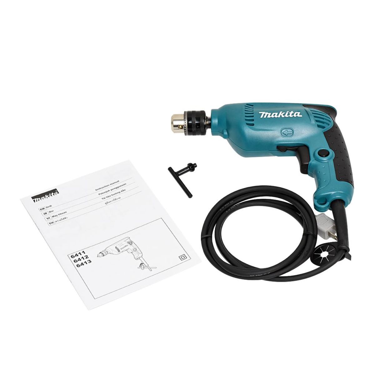 สว่าน 3/8″ (10 มิล) 6412 MAKITA ปรับรอบได้