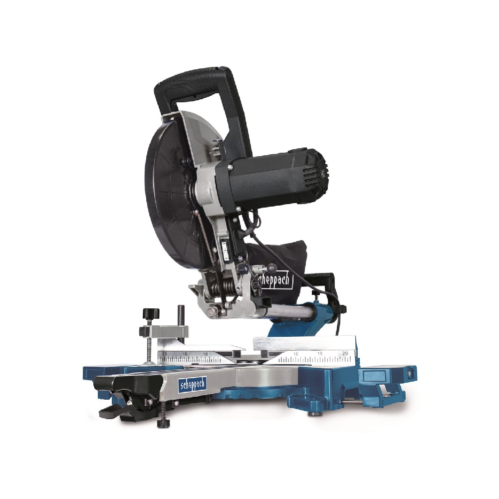 SCHEPPACH HM110MP แท่นเลื่อยองศาแบบสไลด์ 10 นิ้ว 2000 วัตต์