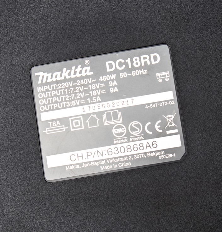 แท่นชาร์จแบบคู่ MAKITA DC18RD