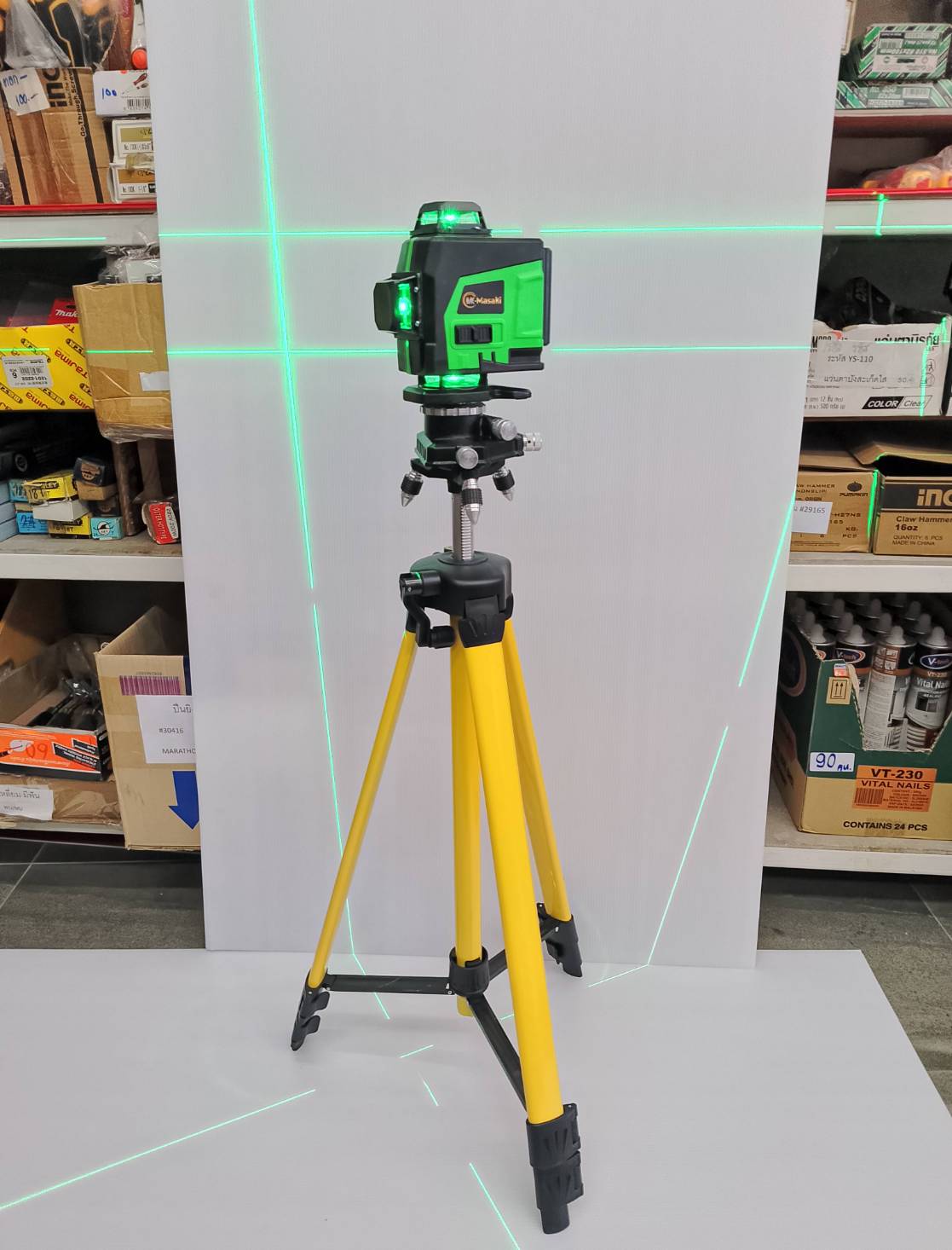 เลเซอร์วัดระดับ16เส้น MT-6500T MASAKI พร้อมขาตั้ง