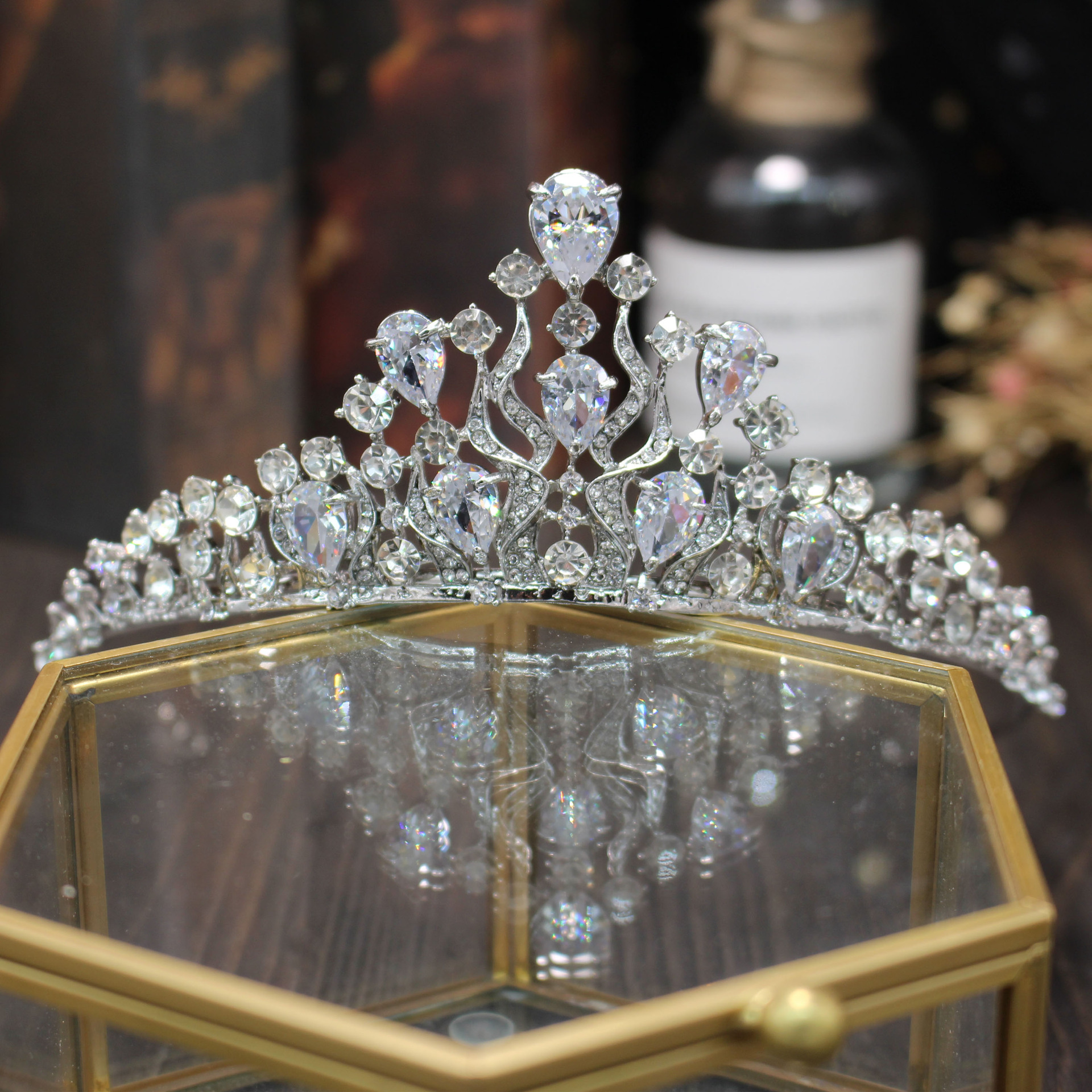 (พร้อมส่ง) เทียร่า 235 มงกุฎนางงาม มงกุฎเจ้าหญิง งานสวย ปราณีต QCเพชรทุกเม็ด สินค้าพร้อมส่งจากไทย