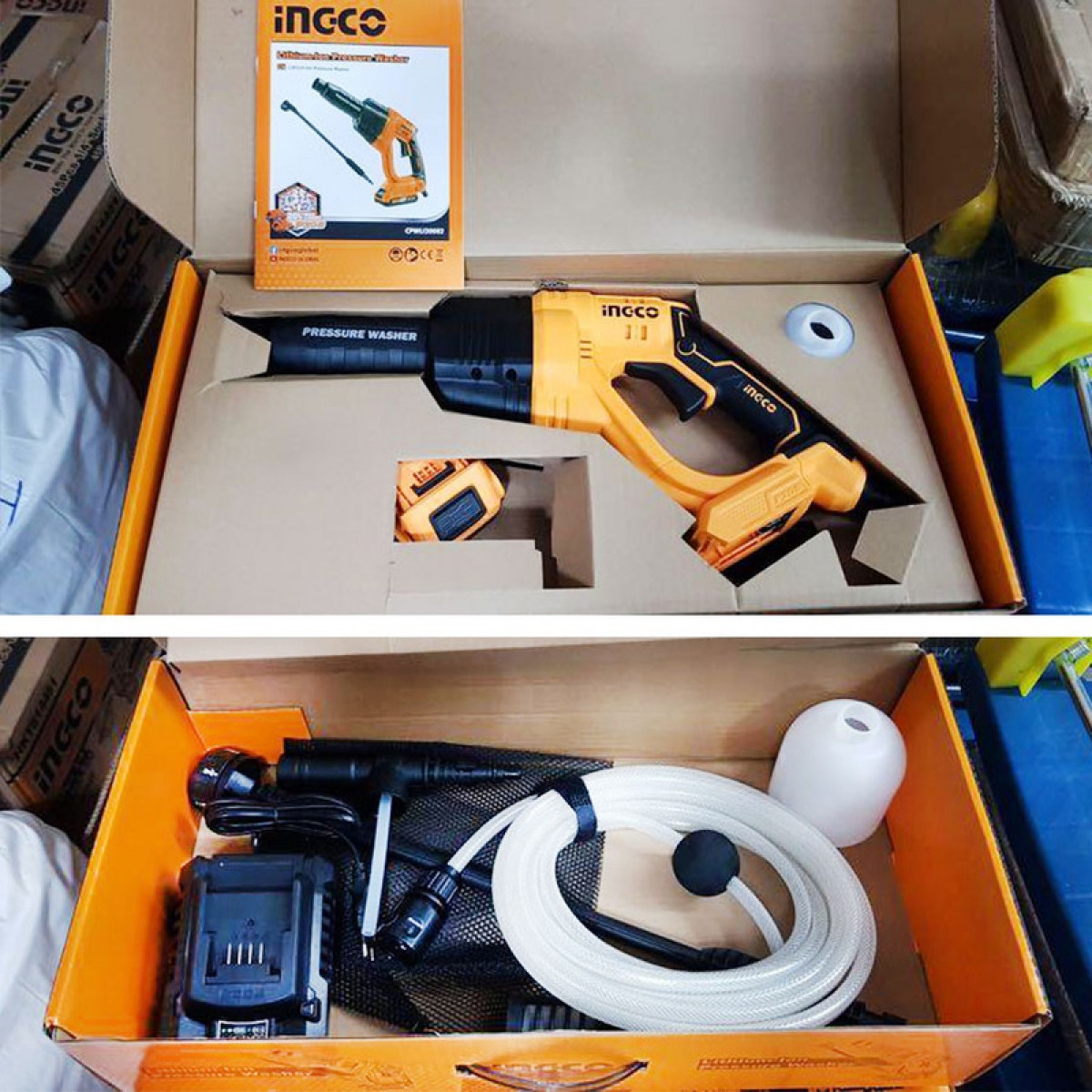 ปืนอัดฉีดแรงดันสูงไร้สาย 20V / 2.0Ah CPWLI20082 INGCO