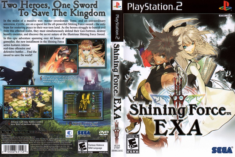 SHINING FORCE EXA [US : DVD5 1 Disc]