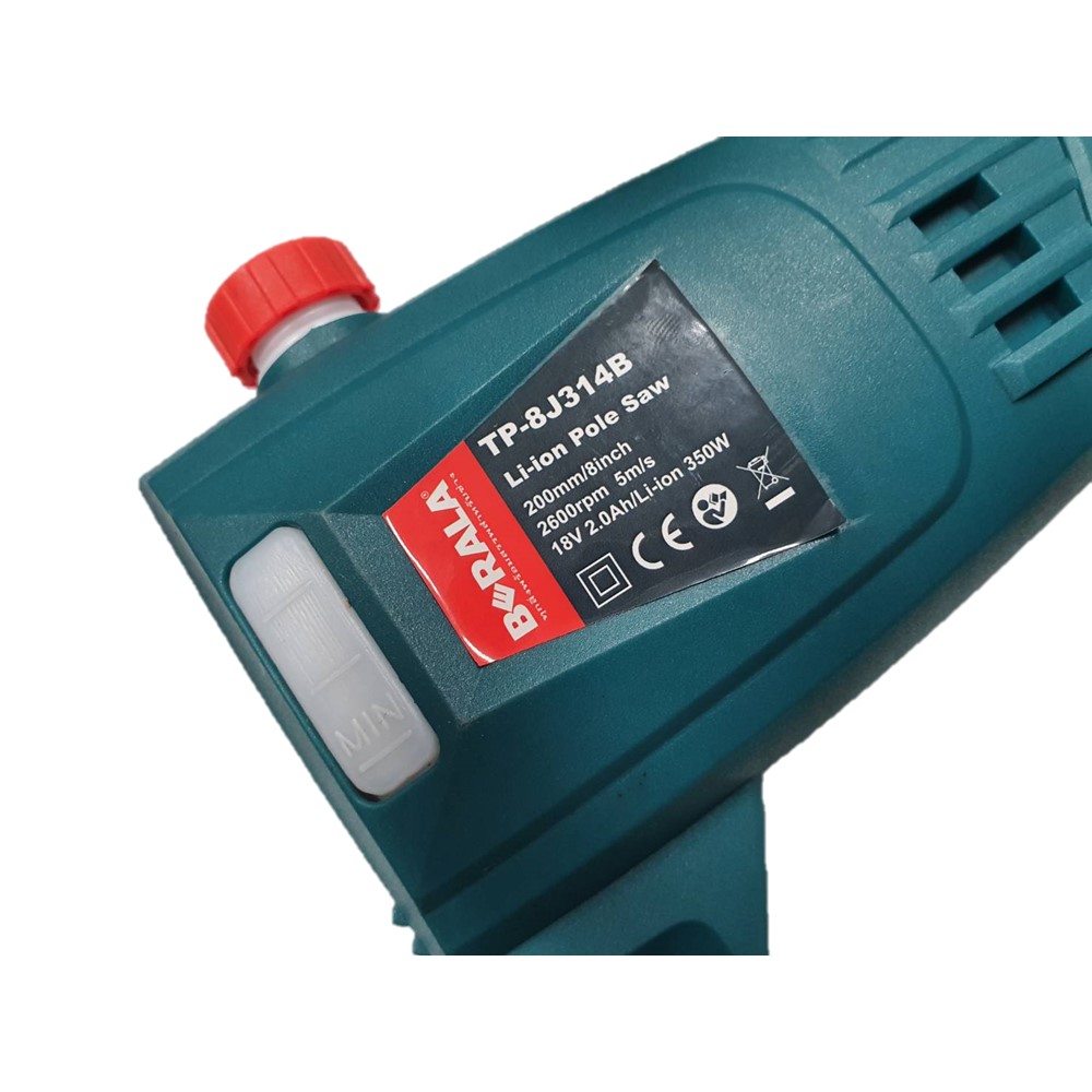 เลื่อยโซ่ตัดแต่งกิ่งไม้แบบไร้สาย8" 18V รุ่น BRL-8J314 BERALA