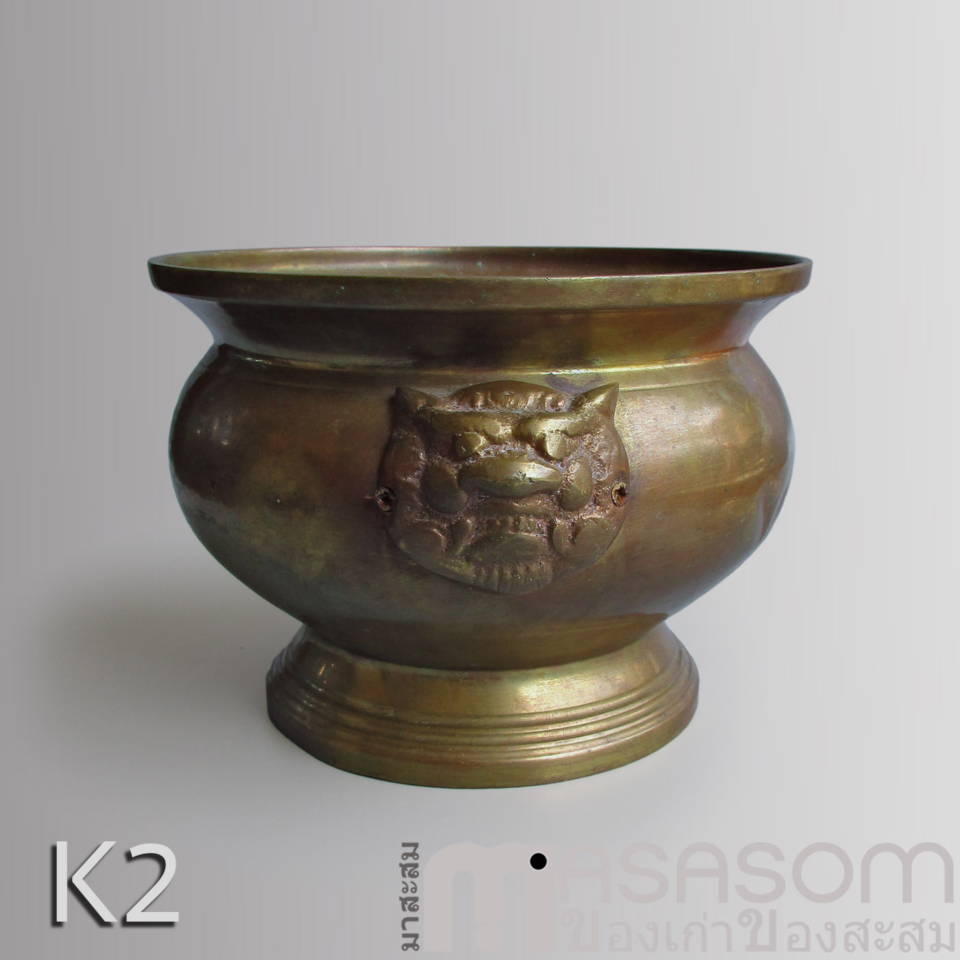 กระถางธูปทองเหลืองของเก่า