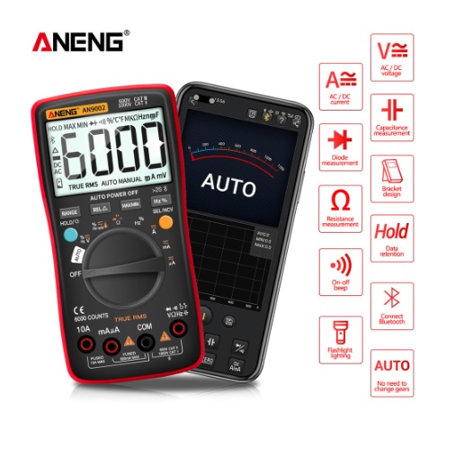 มัลติมิเตอร์ AN9002 ANENG เชื่อมต่อบลูทูธได้