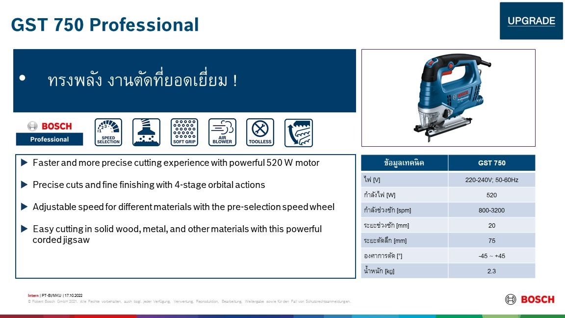 จิกซอ GST750 BOSCH