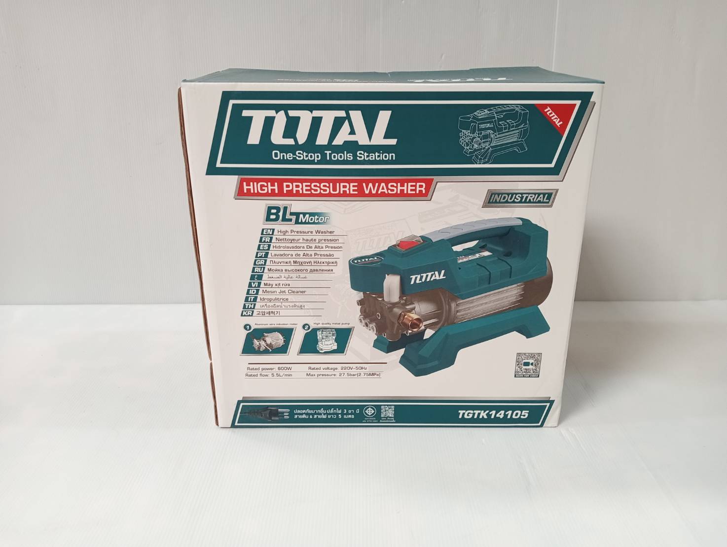 เครื่องฉีดน้ำแรงดันสูง 27.5 Bar TGTK14105 TOTAL