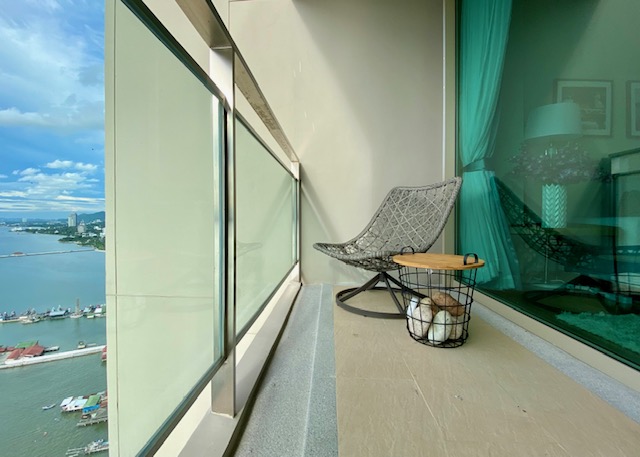 🚩H1240 ขายคอนโด มารีน่า เบย์ฟร้อนท์ ศรีราชา ชลบุรี 64.18 ตร.เมตร ชั้น30 Sea view ห้องตกแต่งพร้อมเข้าอยู่ วิวสวยที่สุด