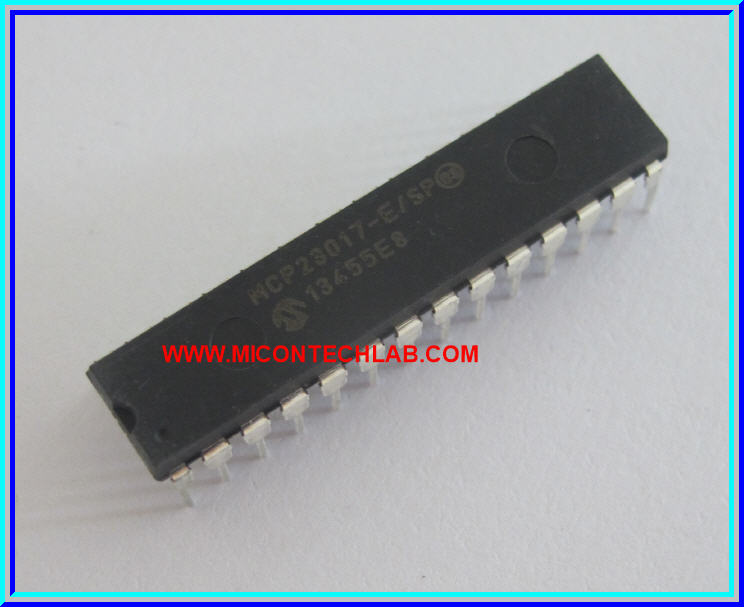 1x ไอซี MCP23017 ขยายพอร์ต I/O 16 ช่อง แบบ I2C