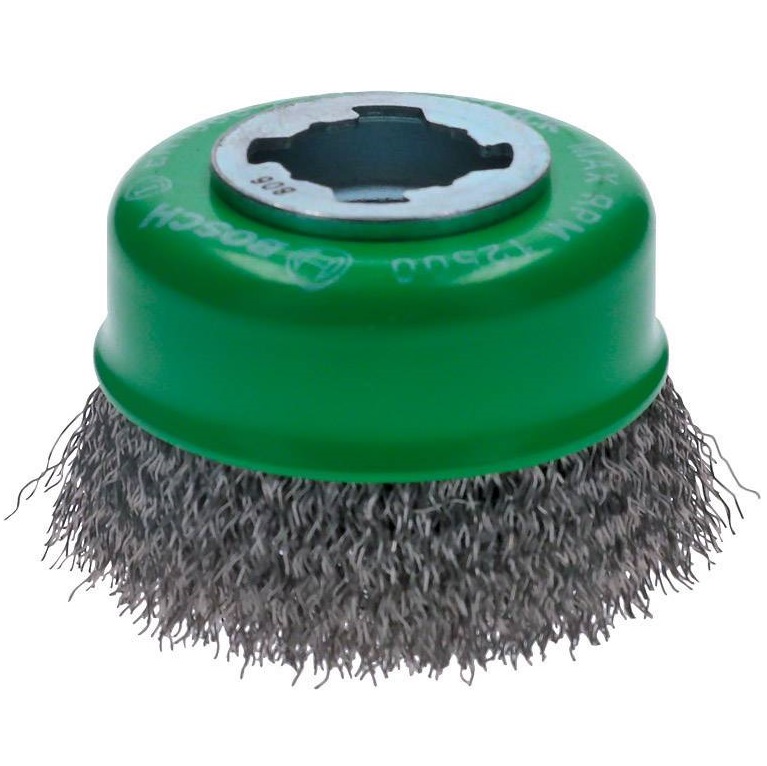 ถ้วยแปรงสำหรับสเตนเลส75มม. ลวด0.3มม. BOSCH X-LOCK