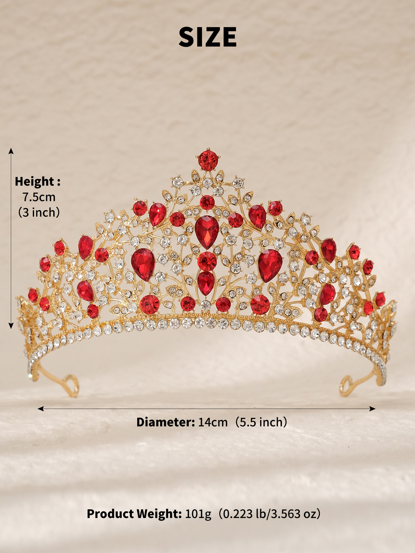 (พร้อมส่ง) เทียร่า 396 มงกุฎนางงาม มงกุฎเจ้าสาว มงกุฎเพชร งานพรีเมี่ยม สินค้าพร้อมส่งจากไทย