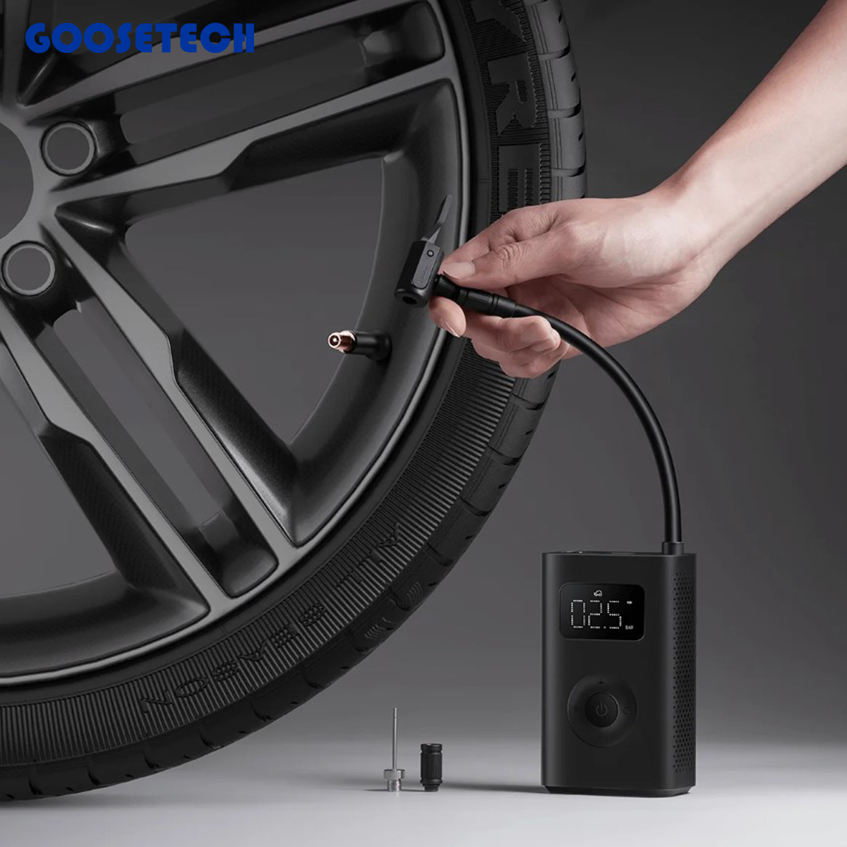 Mi Portable Electric Air Pump 2 เครื่องสูบลมอัตโนมัติแบบพกพา รุ่น 2 (รับประกันศูนย์ไทย 1 ปี)
