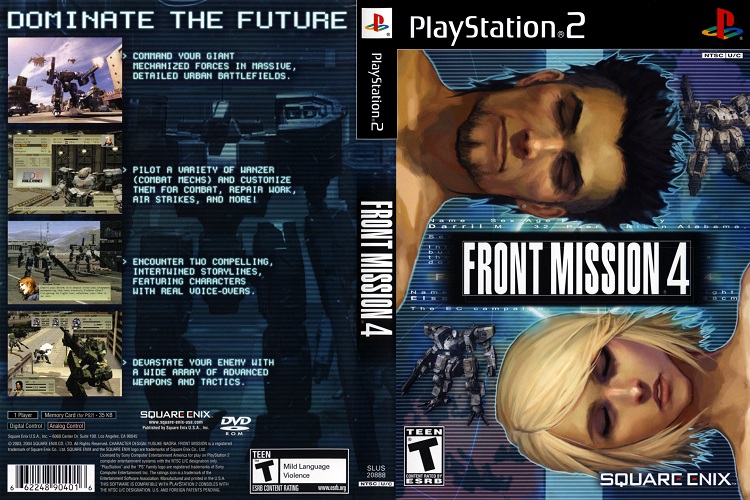 FRONT MISSION 4 [US : DVD5 1 Disc]