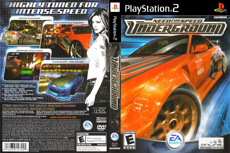 NEED FOR SPEED UNDERGROUND 1 [US : DVD5 1 Disc]