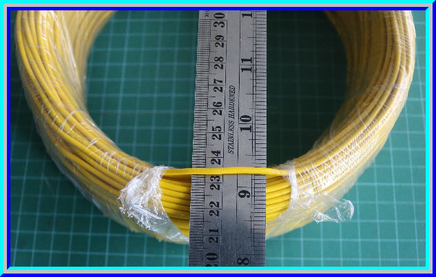 1x สายไฟสีเหลืองแบบอ่อน ขนาด 1x0.5 ตร.มม.(Cable)