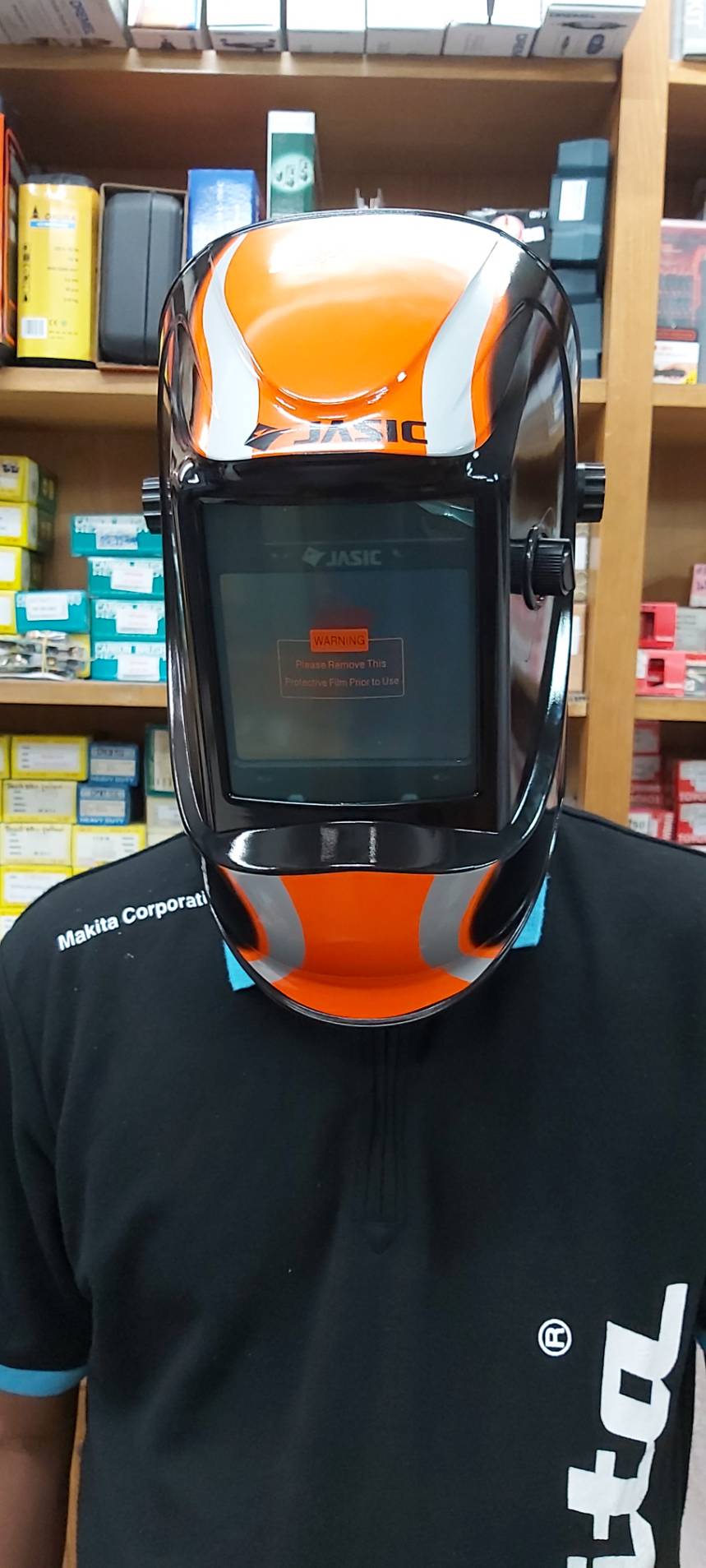 หน้ากากปรับแสง AUTO กระจกกว้าง LY800D JASIC True Color