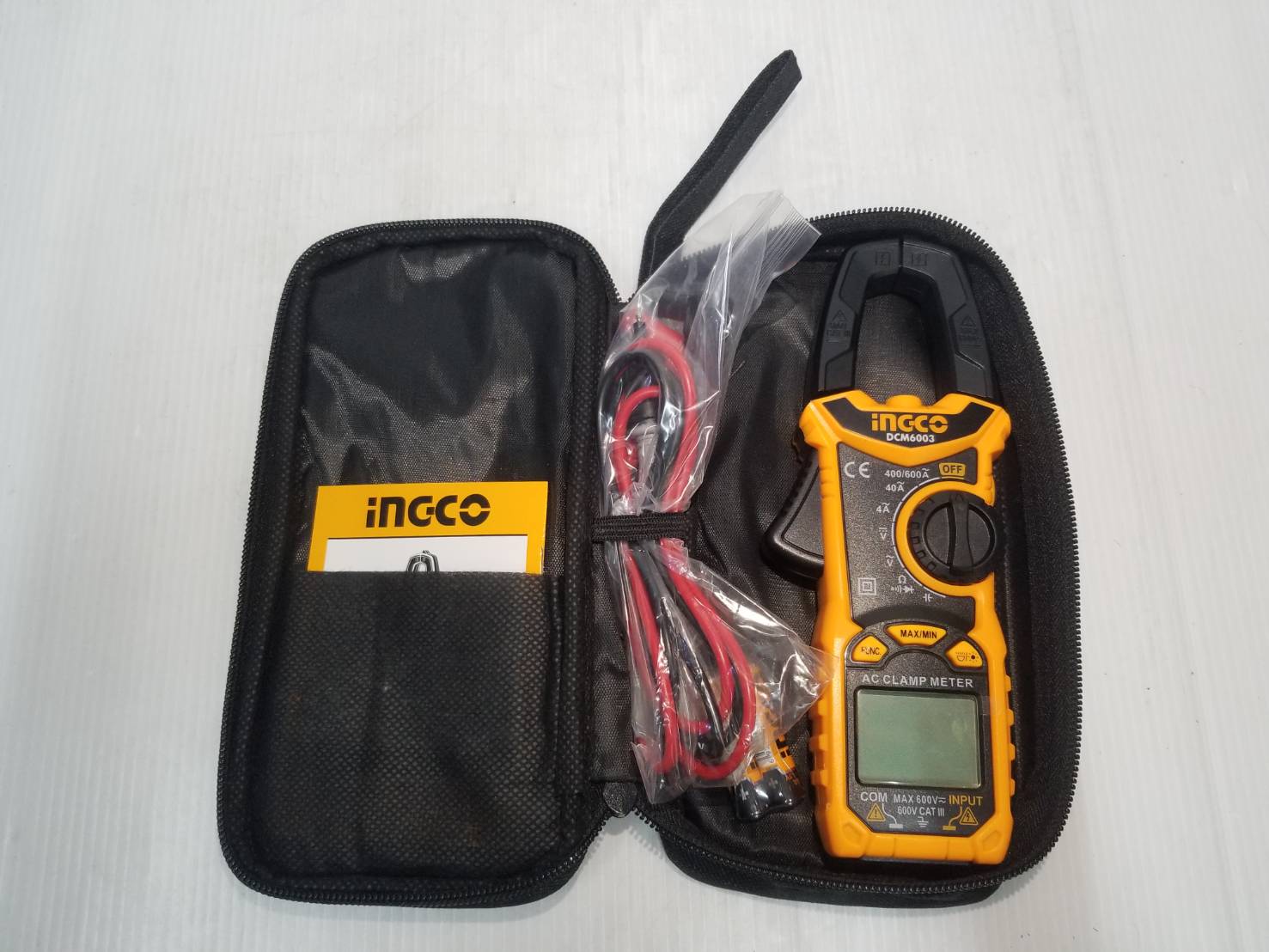 แคลมป์มิเตอร์ดิจิตอล รุ่น DCM6003 INGCO