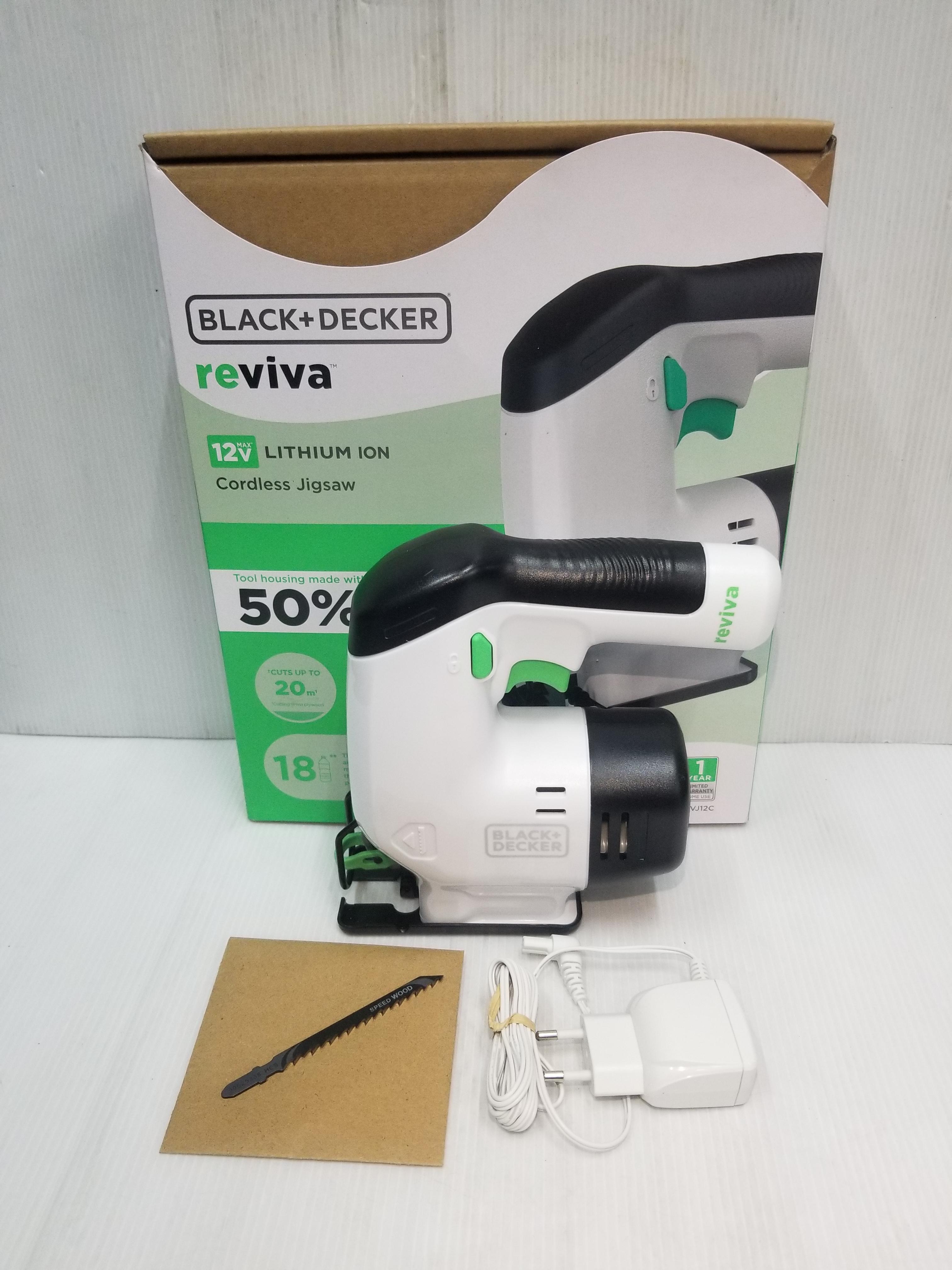 เลื่อยจิกซอ12V REVJ12C BLACK&DECKER REVIVA