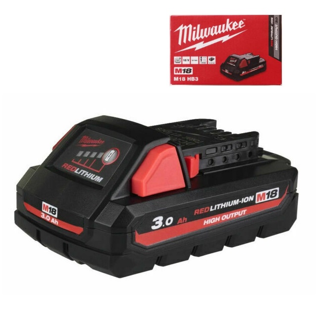 Milwaukee M18 HB3 แบตเตอรี่ 18V. 3.0 Ah.
