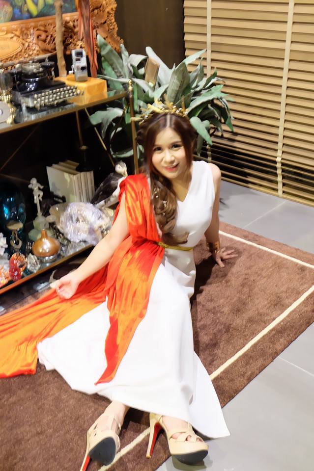 ชุดโรมันกรีกหญิง